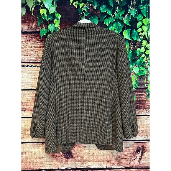 Ermenegildo Zegna Rossi High Fashion 100% Cashmere Tweed Suit Coat Jacket US 42L - Picture 6 of 8